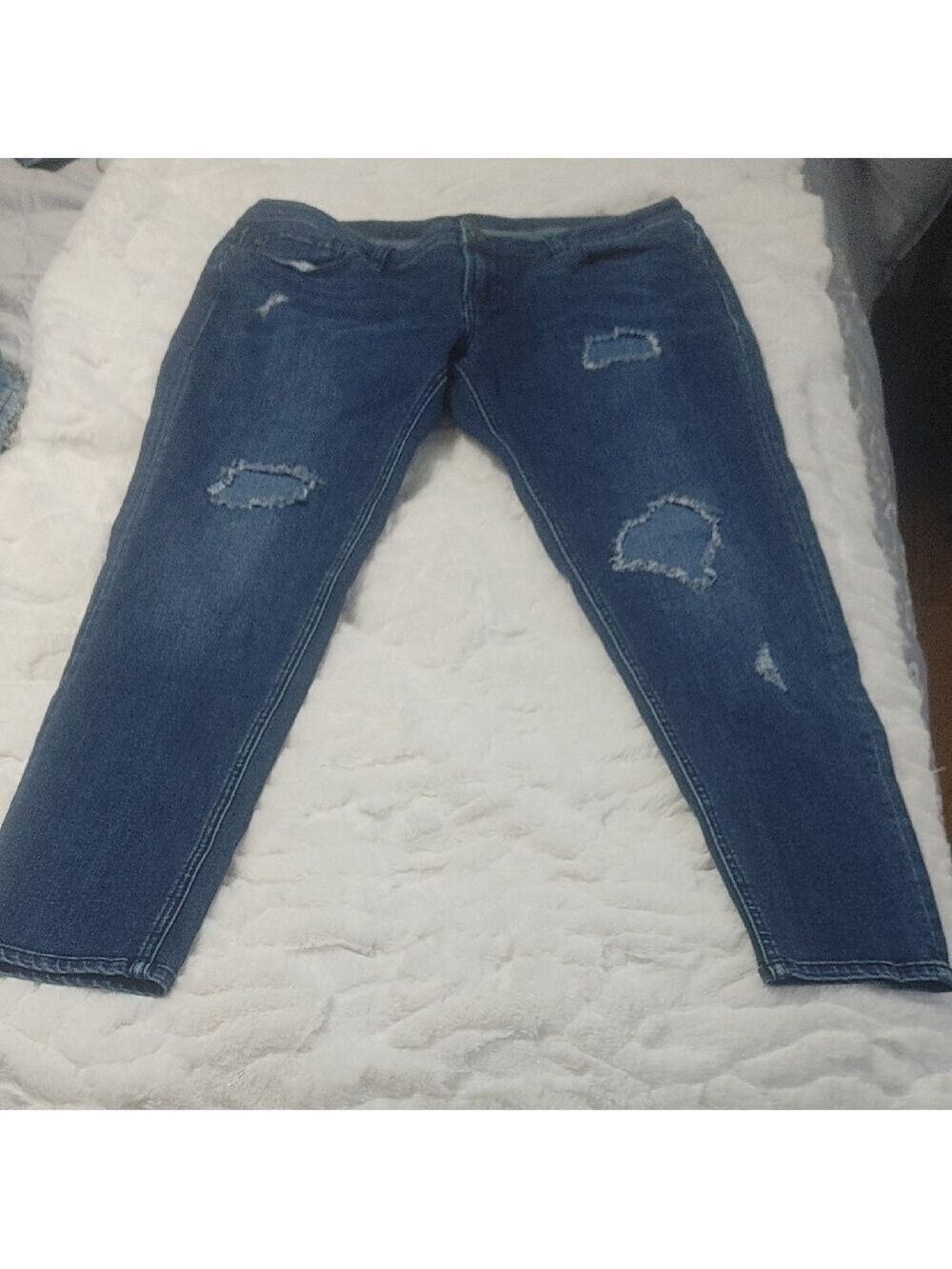 Dear John Joyrich Women's Distressed Blue Jeans 31